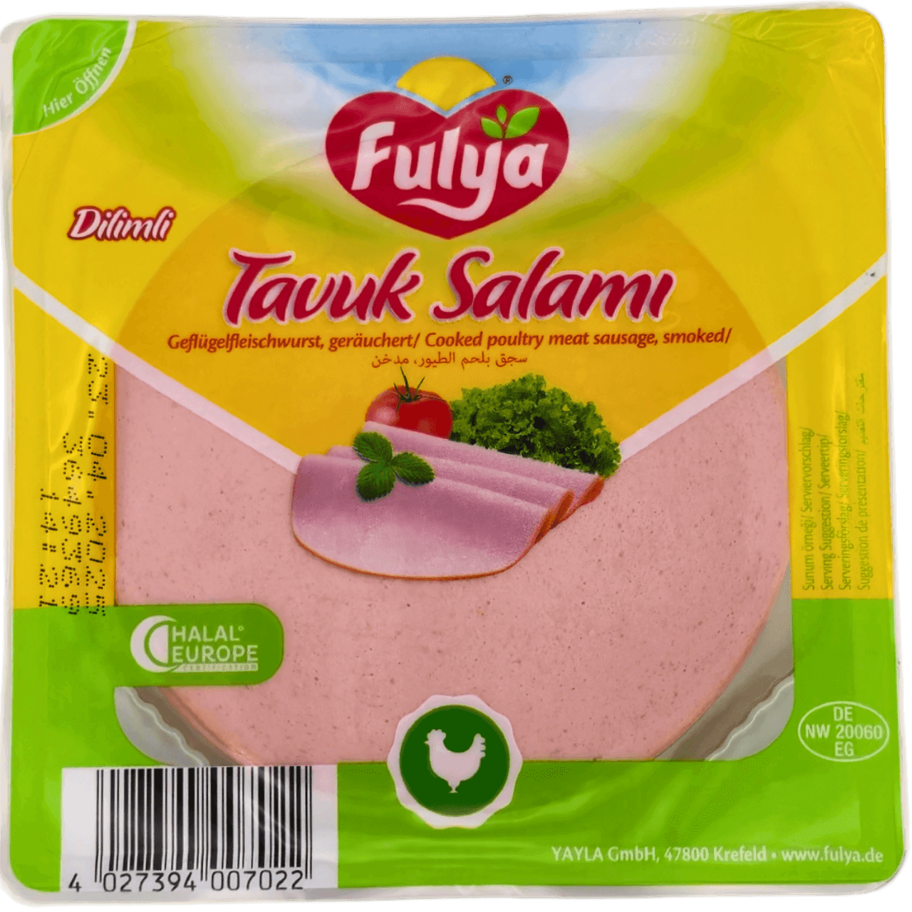 Tavuk Salamı (Geflügelfleischwurst)
