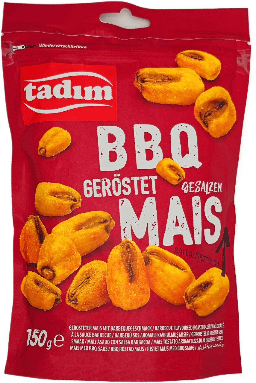 Gerösteter Mais mit Barbequegeschmack