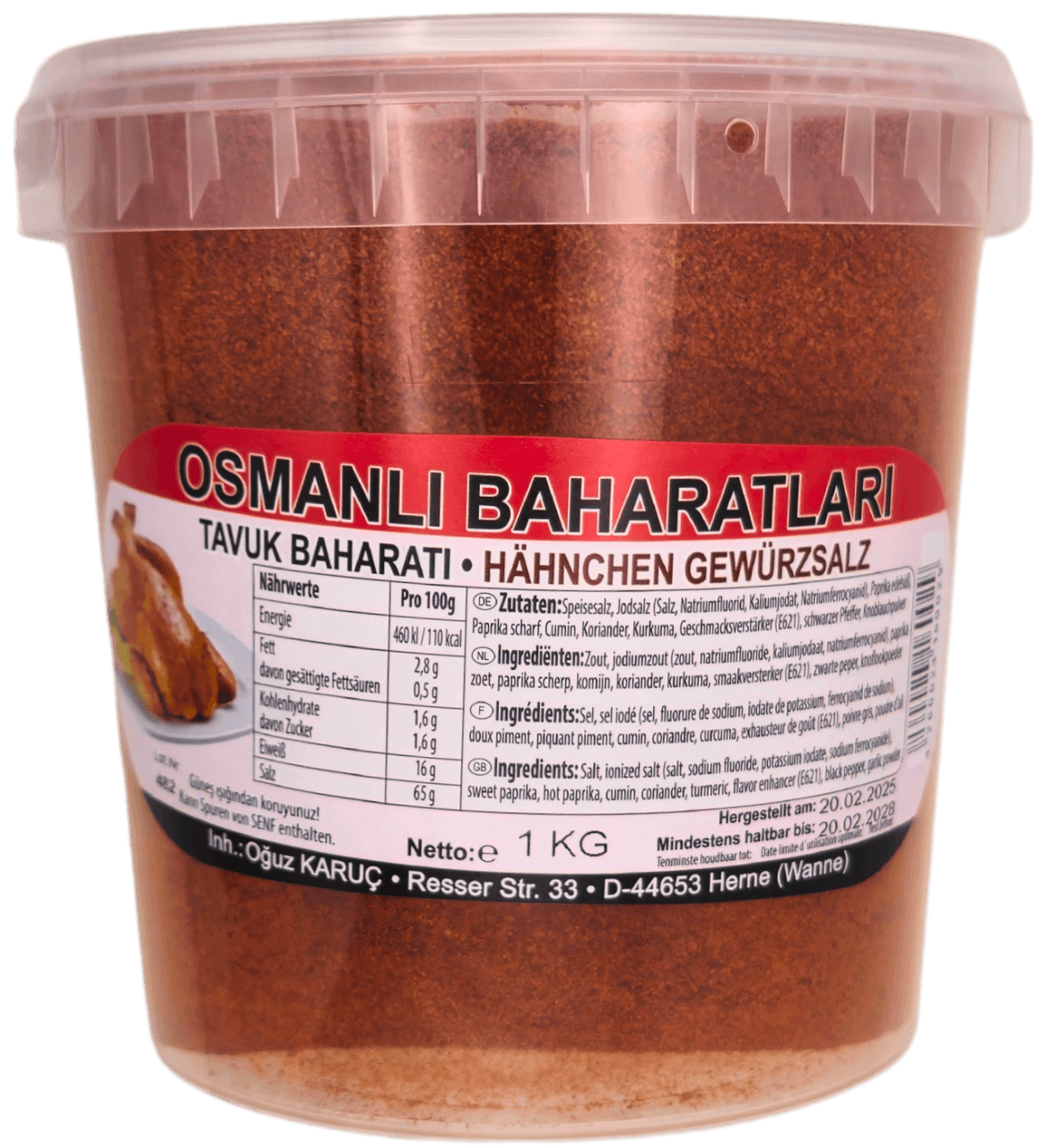 Tavuk Baharatı (Hähnchen Gewürzsalz)