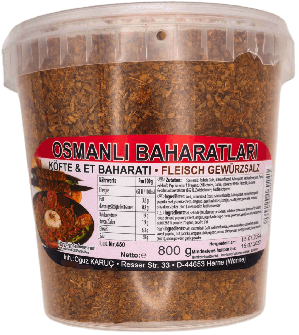 Köfte & Et Baharati (Fleisch Gewürzsalz)