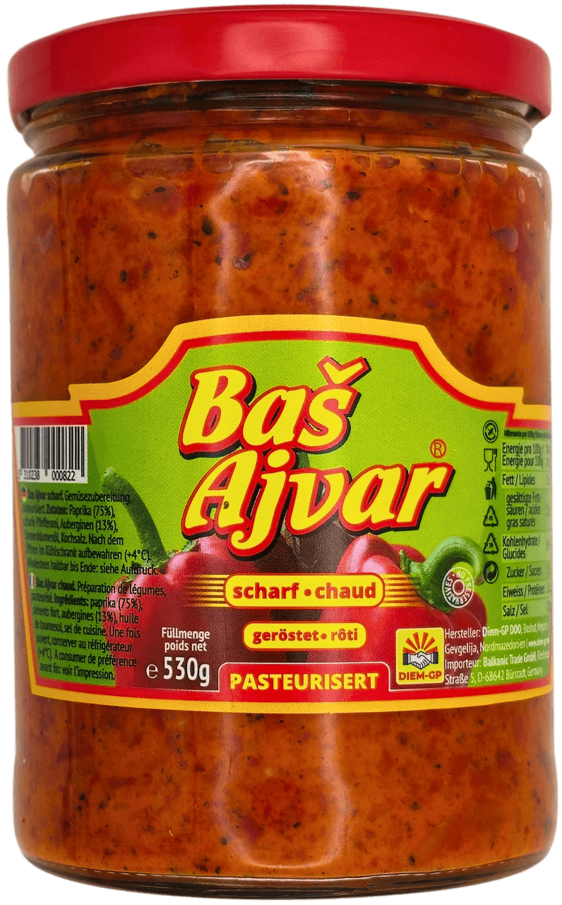 Baš Ajvar scharf geröstet