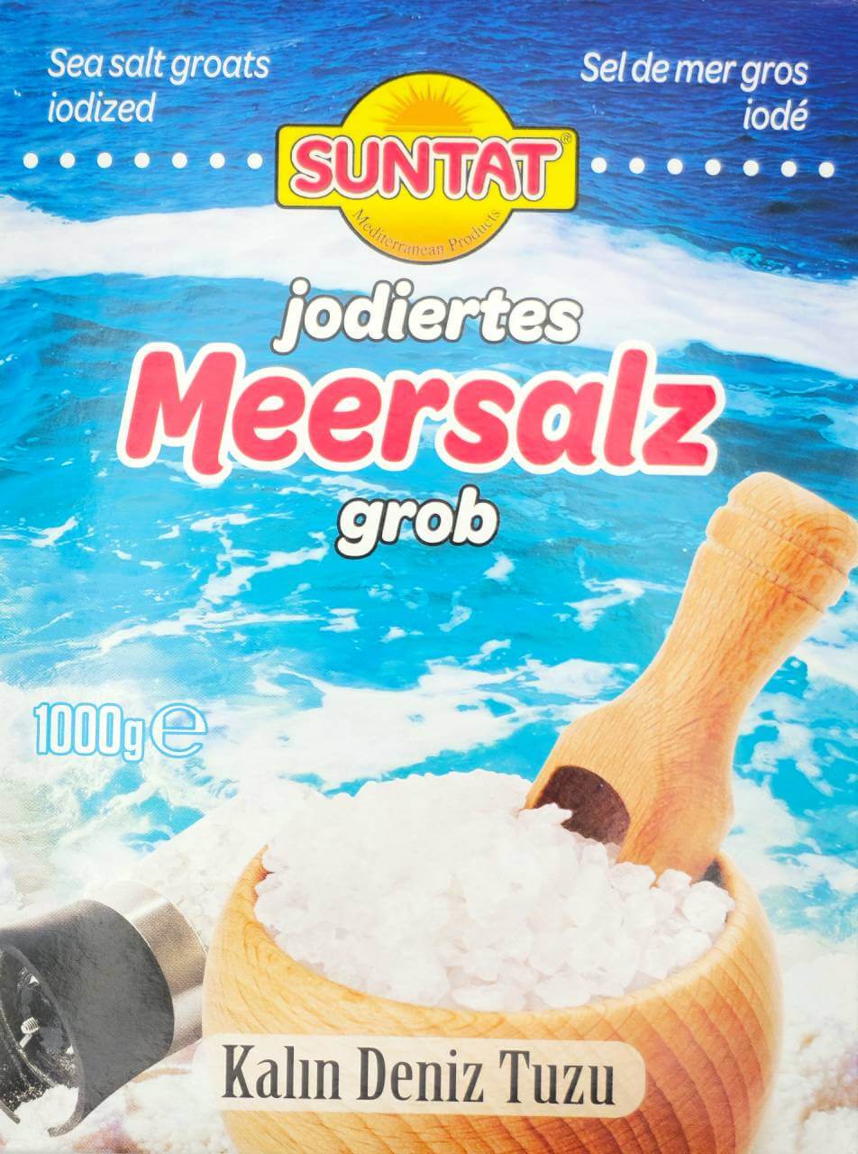 jodiertes Meersalz grob
