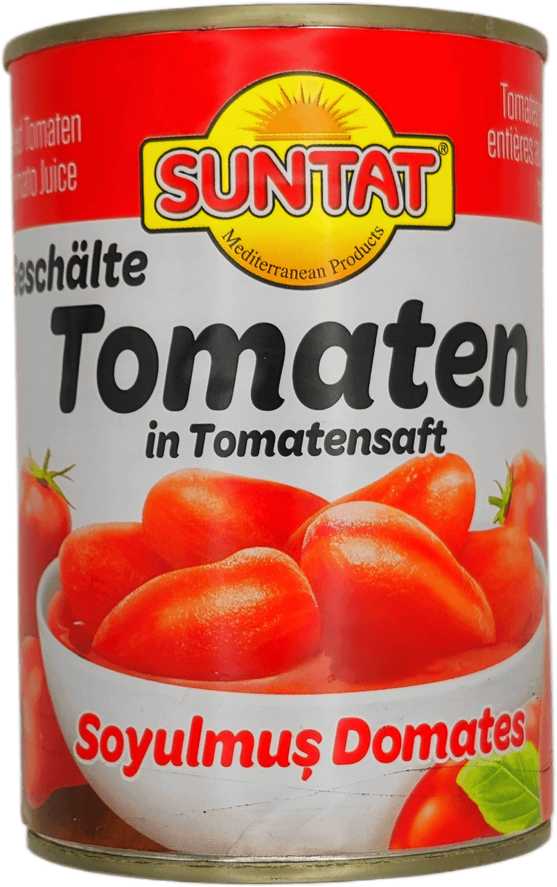 Geschälte Tomaten in Tomatensaft