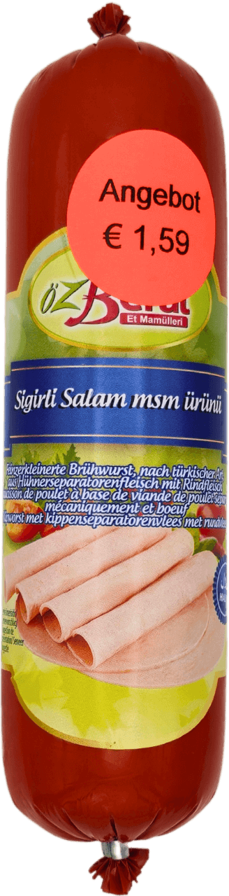 Sigirli Salam msm ürünü