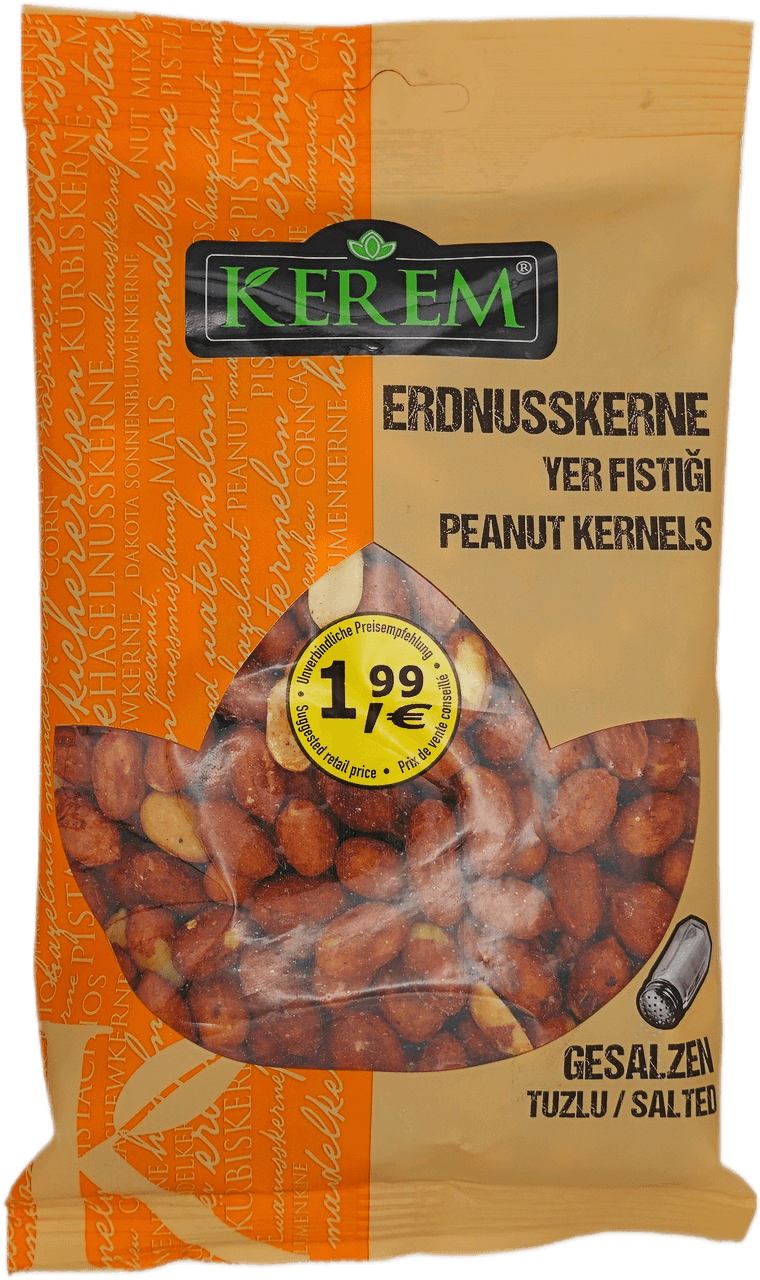 Erdnusskerne gesalzen
