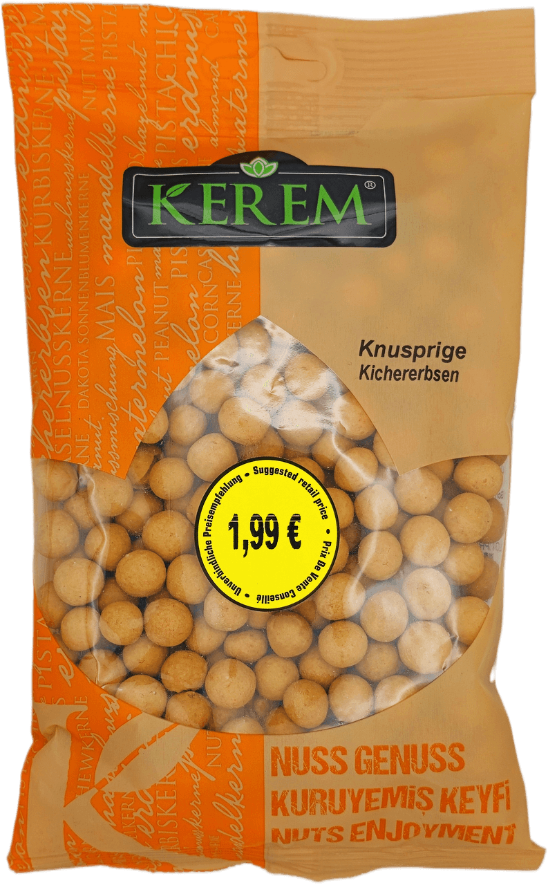 Knusprige Kichererbsen geröstet im Teigmantel