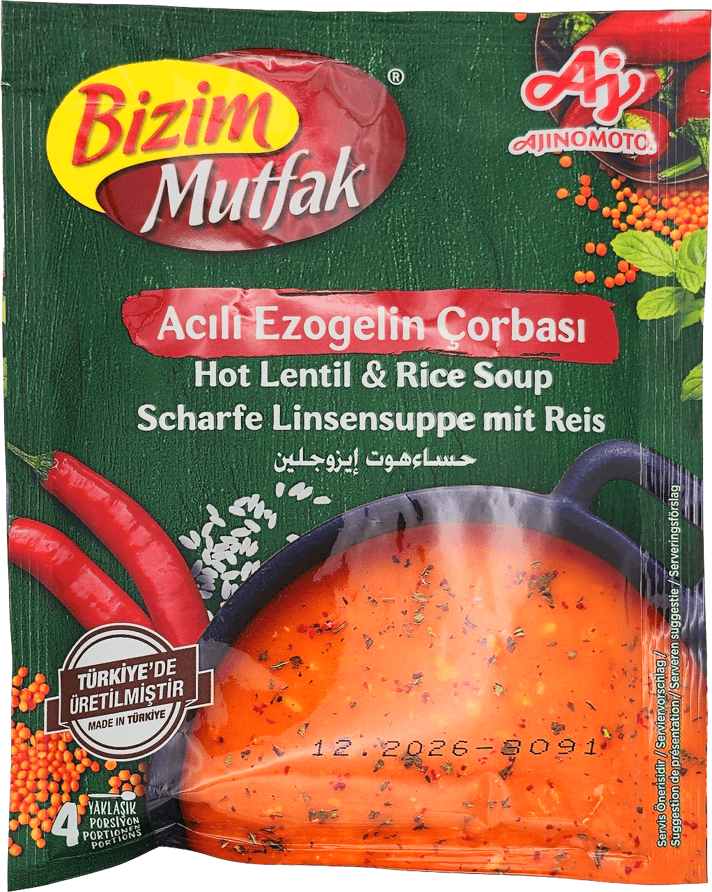 Acılı Ezogelin Çorbası