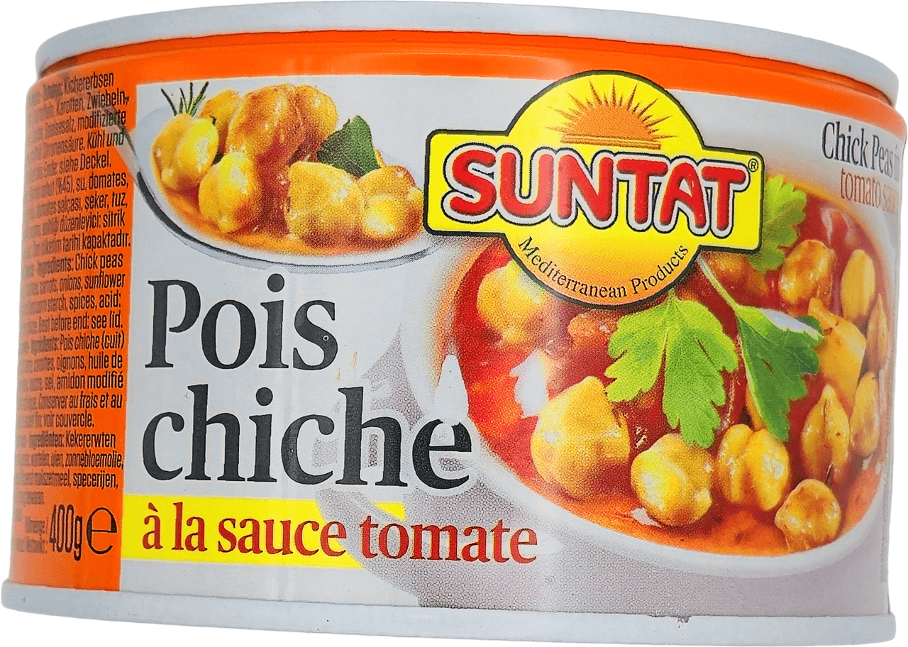 Kichererbsen in Tomatensauce