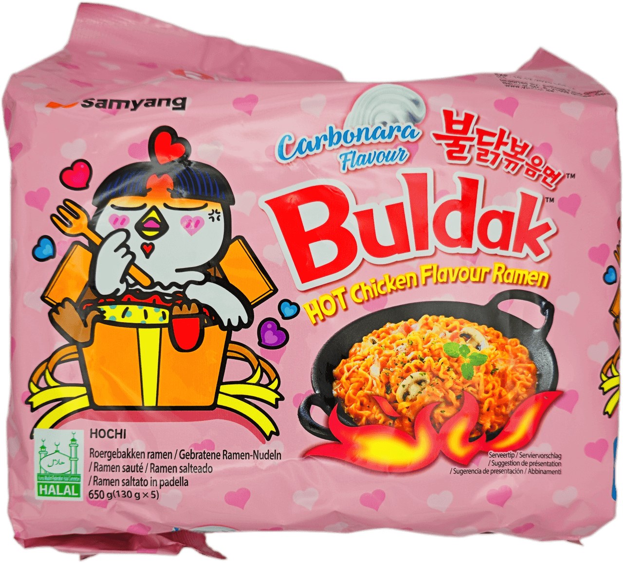 Carbonara Flavour Buldak HOT Chicken Flavour Ramen