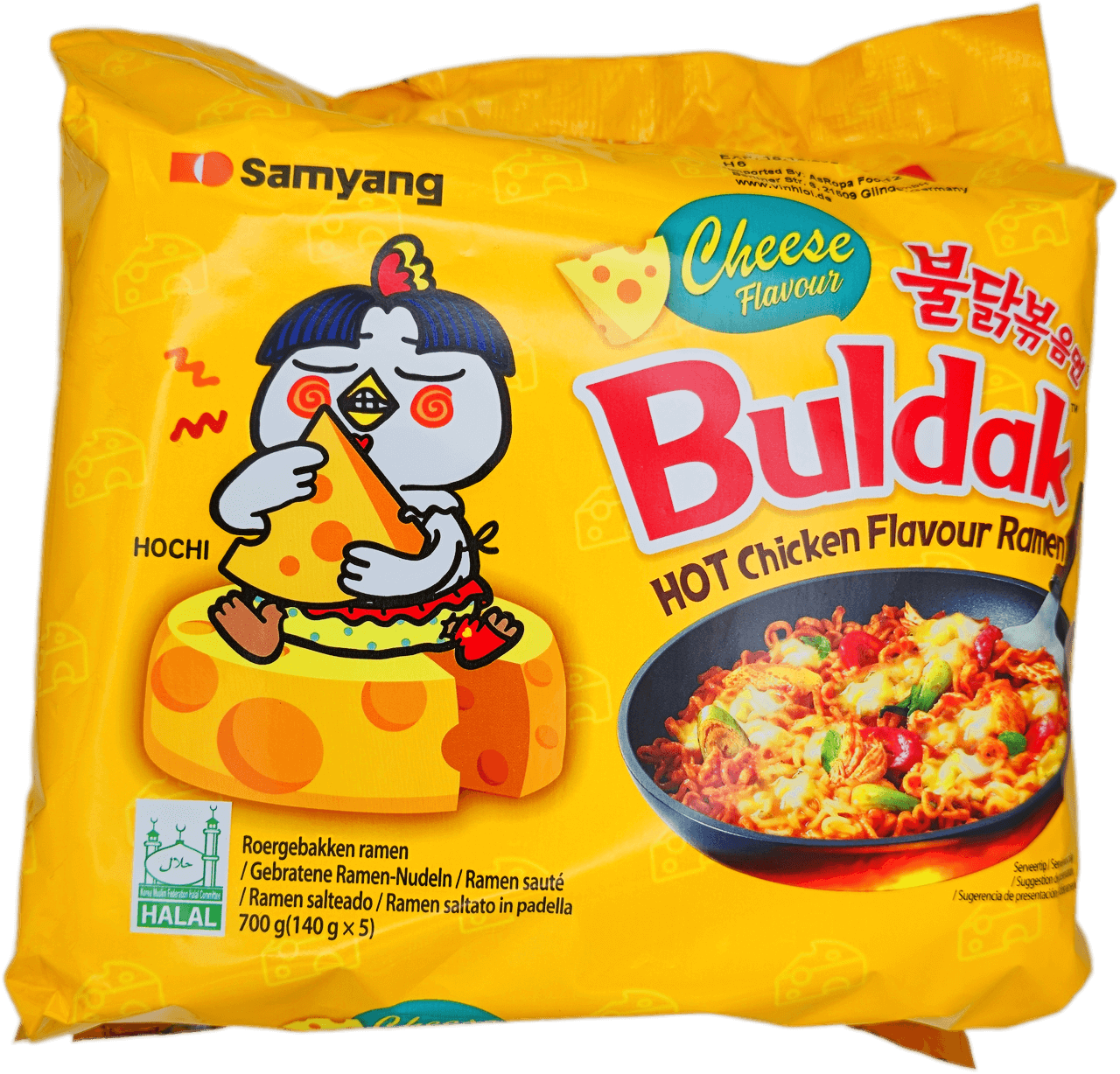 Cheese Flavour Buldak HOT Chicken Flavour Ramen