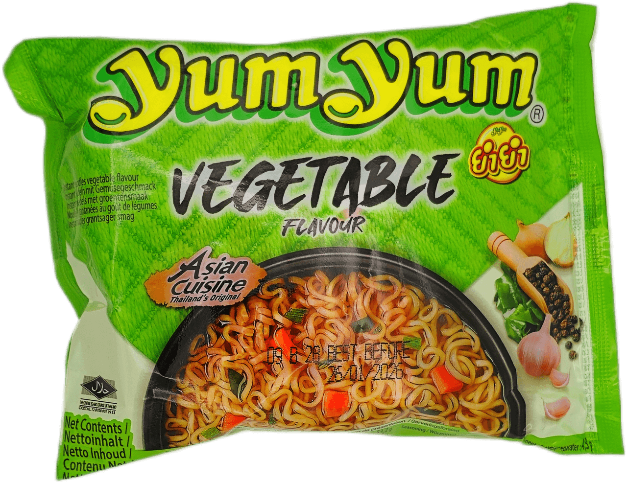 Instant Nudeln Gemüsegeschmack
