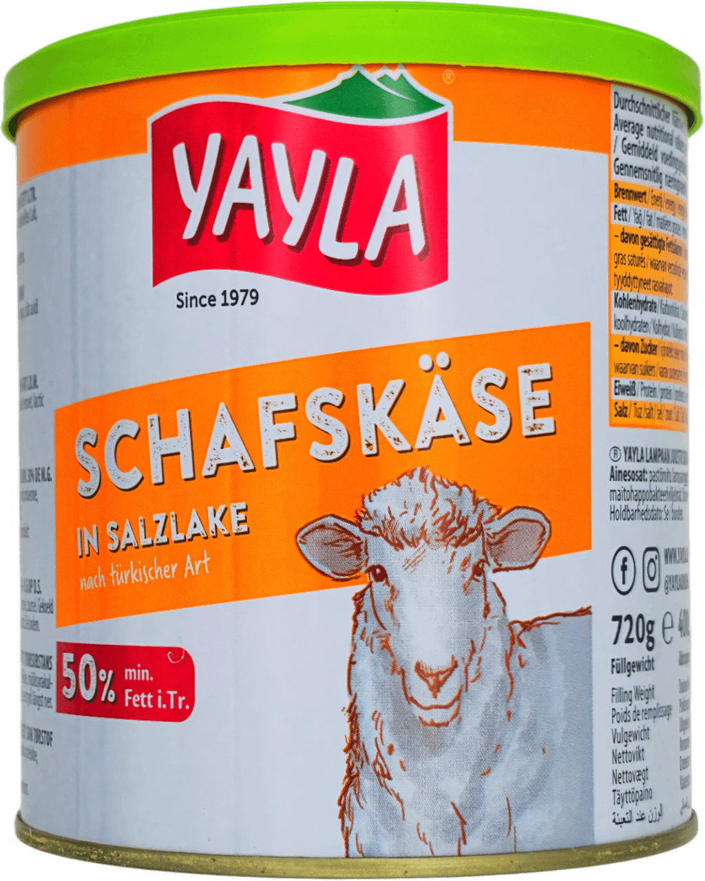 Schafskäse in Salzlake