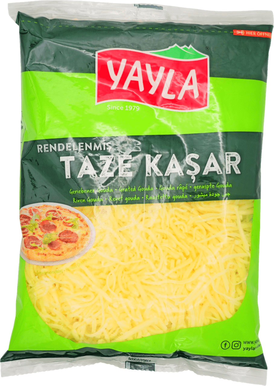 Geriebener Gouda 48% Fett i. Tr.