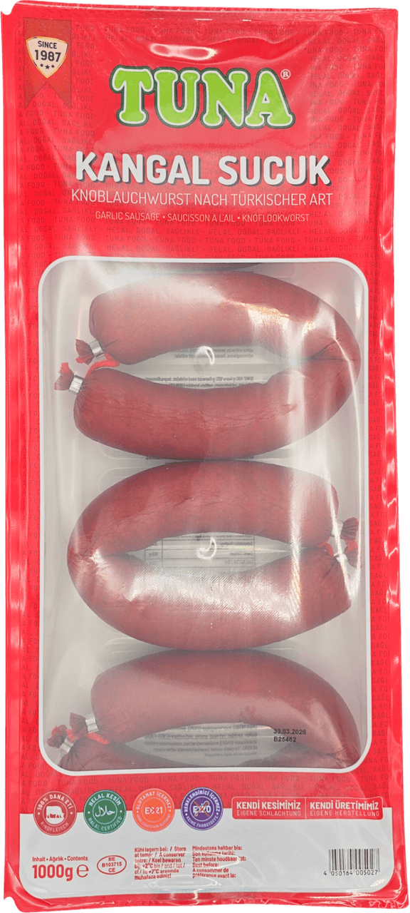 TUNA Kangal Sucuk 1 kg(Acısız)