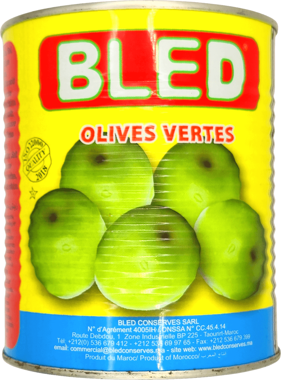 Bled Grüne Oliven